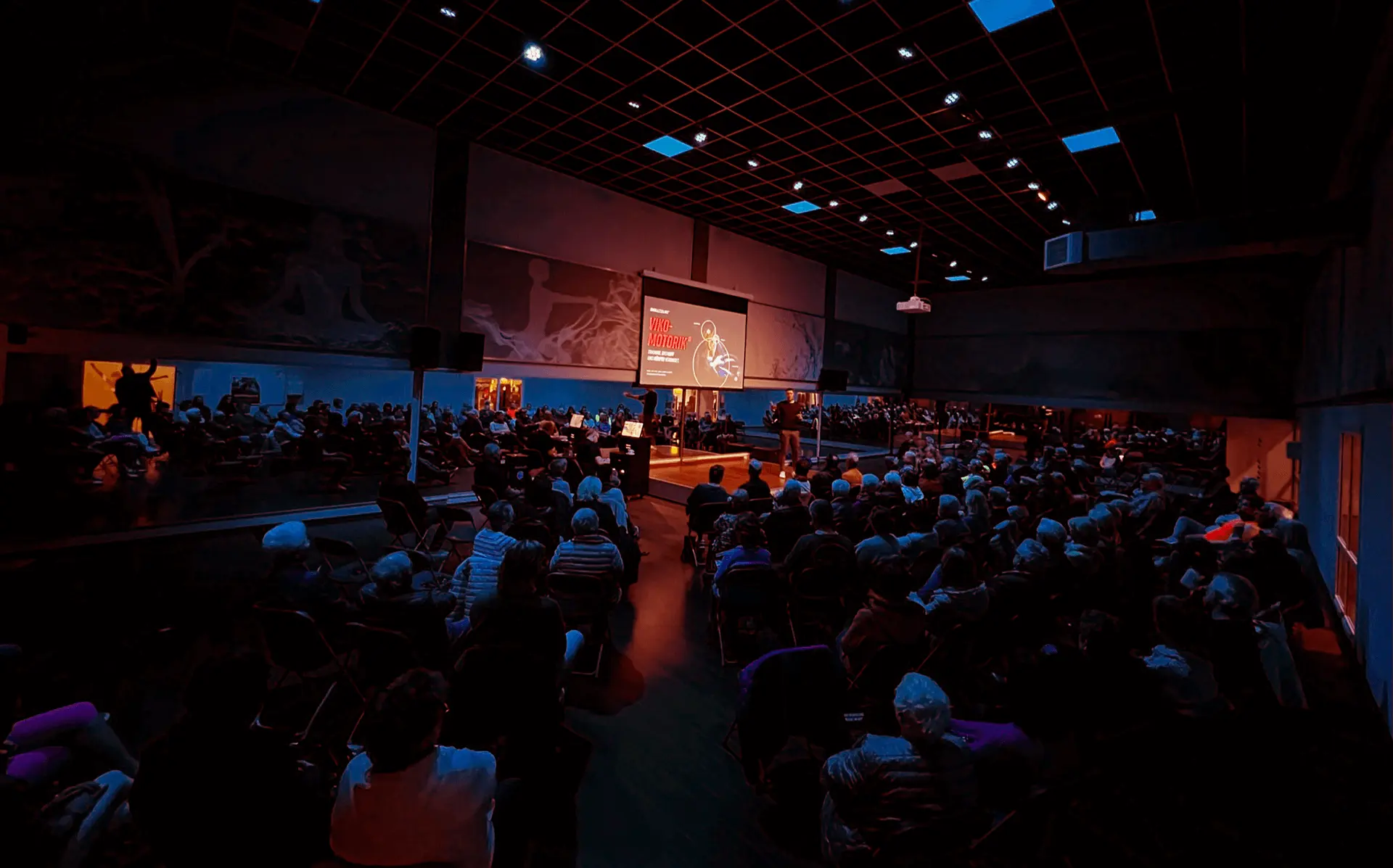 events_hero_ Bild vom VIKOMOTORIK Kongress - Vortrag vor einem großen Publikum